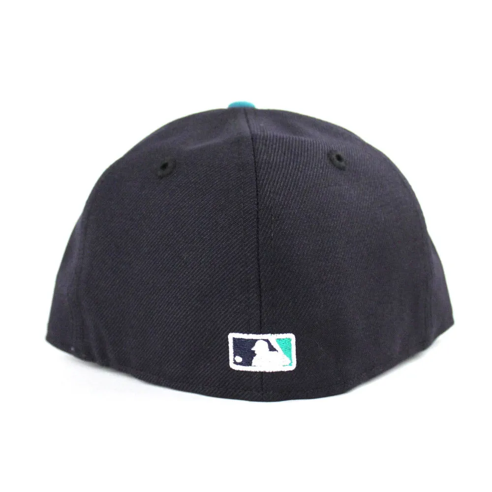 Seattle Mariners 1999-2003 New Era 59Fifty Fitted Hat (Retro Gray Under Brim)