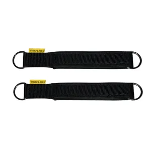 Single Loop Pilates Straps (Black)